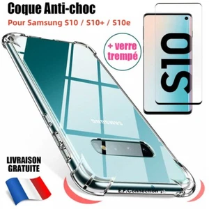 COQUE pour Samsung S22 S21 S8 S9 S10e S10 PLUS S20 FE + VERRE TREMPE PROTECTION - Imagen 1 de 22