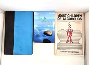 Anonyme Alkoholiker 3 Bücher Paket tägliche Reflexionen - 12 Schritte & 1983 Erwachsene Chil - Bild 1 von 21