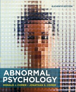 Abnormal Psychology 11th Edition 2021 Ronald J. Comer Jonathan International - Picture 1 of 1