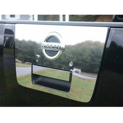 Tapicería de acento de manija de puerta trasera de acero inoxidable QAA de 2 piezas para Nissan Titan 2004-2013 Foto 1 de 4