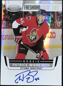 Patrick Wiercioch Panini Certified Freshman Signatures card 171, 2011 -12 NHL - Picture 1 of 2