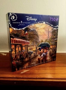 (NEW) Disney Puzzle (750 Pieces) - Mickey and Minnie in Paris - Picture 1 of 4