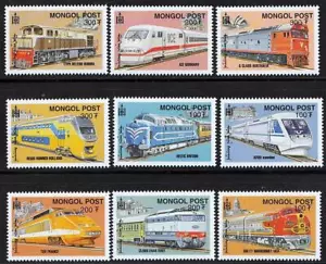 👉 MONGOLIA 2000 TRAINS of the WORLD MNH ** we have MORE trains!!!! - Picture 1 of 1