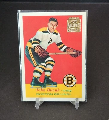 2002-03 Topps O-Pee-Chee Archives Rookie RC Reprint #10 John Bucyk Boston Bruins - Image 1 of 2