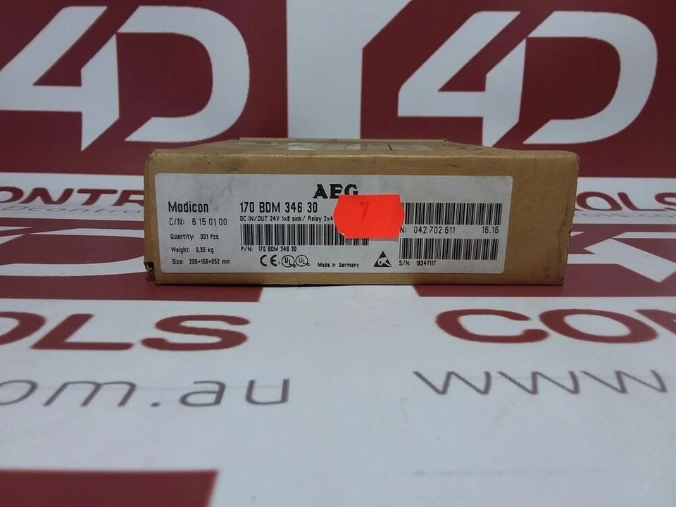 170BDM34630 | Modicon | Momentum I/O Card 8xIn 8xOut, Sealed (NSS) - Image 1 of 1