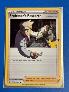 Professor's Research 023/025 Celebrations Holo Rare Pokemon TCG NM+ Card Saver - Bild 1 von 2