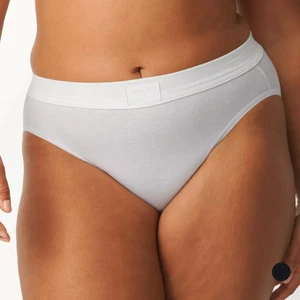 Sloggi Double Comfort Tai Slip - Baumwolle - Weiss / Schwarz - Gr. 38 - 48 - Bild 1 von 5