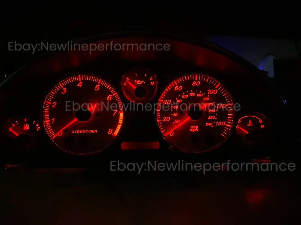 Red Cluster LED Bulb kit Compatible with MX-5 Mazda Miata NB2 2001-2005 - Image 1 of 1