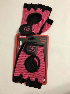 Shred & Tone Calluses Prevention Fitness Gloves Pink Medium  - Image 1 of 4