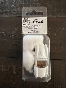 CON-COR 004031 Shelby Cobra in WHITE - model is PLASTIC - HO 1:87 scale NEW - Picture 1 of 2