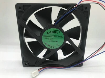 ADDA 12025 AD1224UX-A73GL 24V 0.25A 120mm  3-wire inverter cooling fan - Image 1 of 3