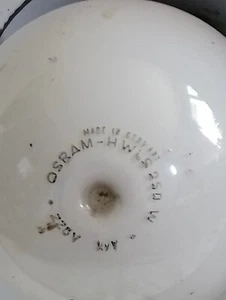 Industrielampe alt,40cm,mit osram Leuchtmittel - Bild 1 von 3