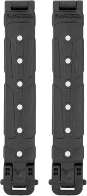 Molle-Lok 5" (Par com Ferragens de Montagem) - Clipe de Acessório MOLLE para preto  - Imagem 1 de 4