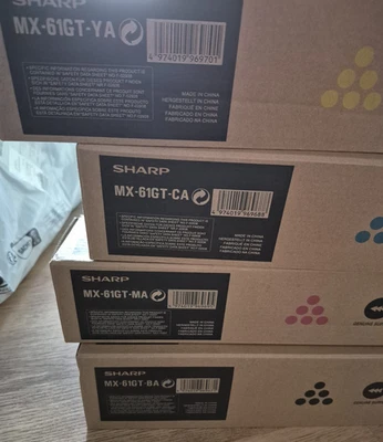 Original Sharp Toner MX-61GT-CA, MX-61GT-MA..... - Bild 1 von 2