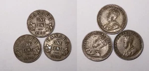 1920 32 33 CANADA CENTS LOT 3 COINS #561-42 - Picture 1 of 1