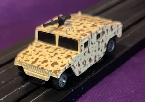 Tyco US Military Hummer,hoslotcar, metal,tcrChassisW/guidePin,custom - Picture 1 of 10