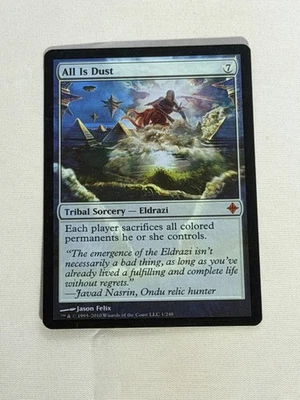 MTG FOIL All Is Dust Rise of the Eldrazi Magic the Gathering - Image 1 of 2