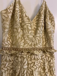Keepsake The Label Yellow Lace Dress - Size Medium - Picture 1 of 5