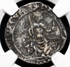 CRUSADERS CYPRUS. PETER I 1359 1369. SILVER GROS NGC XF DETAILS CRUSADERS CYPRUS. PETER I 1359 1369. SILVER GROS NGC XF DETAILS
