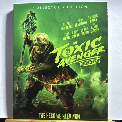 The Toxic Avenger (BLU-RAY, 2025) Collector's Edition w/ Embossed Slipcover - Image 1 of 4