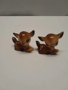 Statuine in plastica Bambi cervo/renna bambino miniatura vintage - Foto 1 di 6