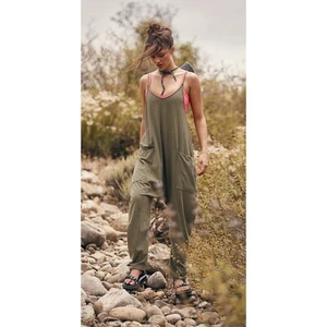 Free People Neu mit Etikett Hot Shot Body Strampler Oversized grün Damengröße Small neu - Bild 1 von 9