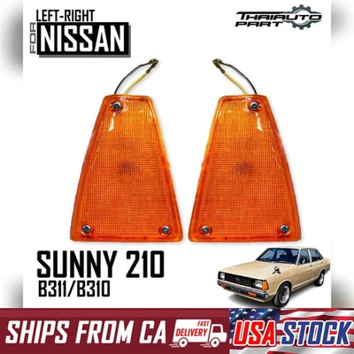 转角转向信号灯 LR 适用于日产 Datsun Sunny 210 B310 B311 303 79-81 — 第 1/4 张图片