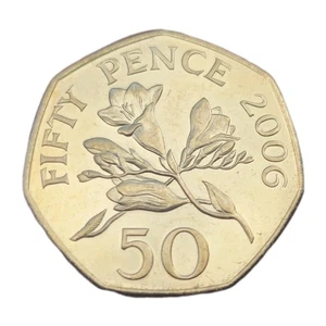 GUERNESEY 50 Pence 2006 Élisabeth 2 Guernsey - Picture 1 of 2