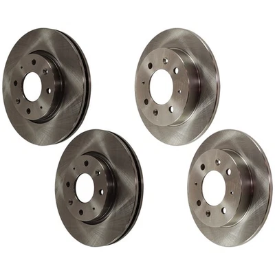 Rotores de disco de freio dianteiro e traseiro para Kia Spectra5 Spectra 2004-2009 - Imagem 1 de 4