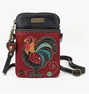 New Chala Handbags Crossbody Purse With Rooster Design Rustic Country Style - Picture 1 of 5