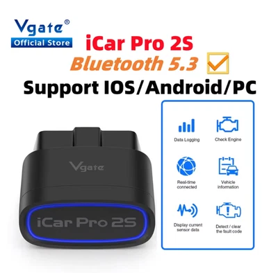 Vgate iCar Pro 2S Bluetooth 5.3 Kfz-Diagnosegerät für Android/iOS/PC - Bild 1 von 4
