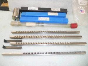 (4) 'C' Breite HS Broschen: 1/4"; 5; 6; 8 mm + Sortiment Führungsbuchsen - Bild 1 von 9