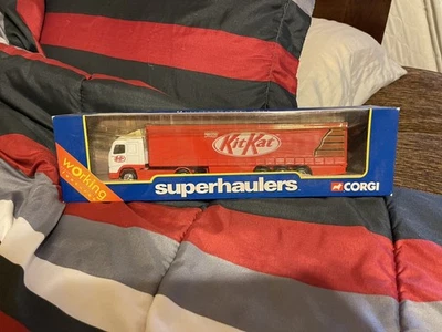 1/64 Corgi Superhaulers. 59511. Volvo Curtainside. Kit Kat NEW/UNOPENED - Image 1 of 4