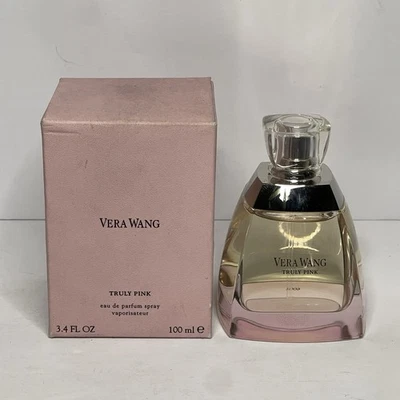 TRULY PINK por VERA WANG 3,4 FL oz / 100 ml Eau De Parfum Spray NUEVO *ver Fotos Foto 1 de 4