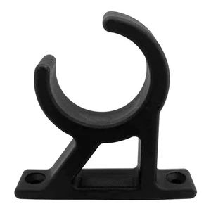 Premium Soportes de montaje de varilla de nylon negro resistentes a la corrosión Barcos Clip de varilla - Imagen 1 de 8