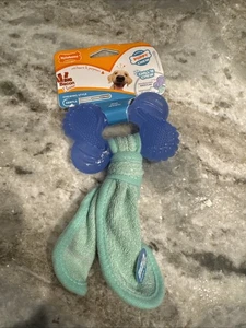 Nylabone Teething Puppy Chill'n Chew Peanut Butter Chew Toy for Dogs and Puppies - Picture 1 of 2