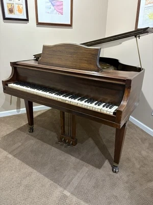 Vintage Wurlitzer Baby Grand Piano 1938? - Image 1 of 4