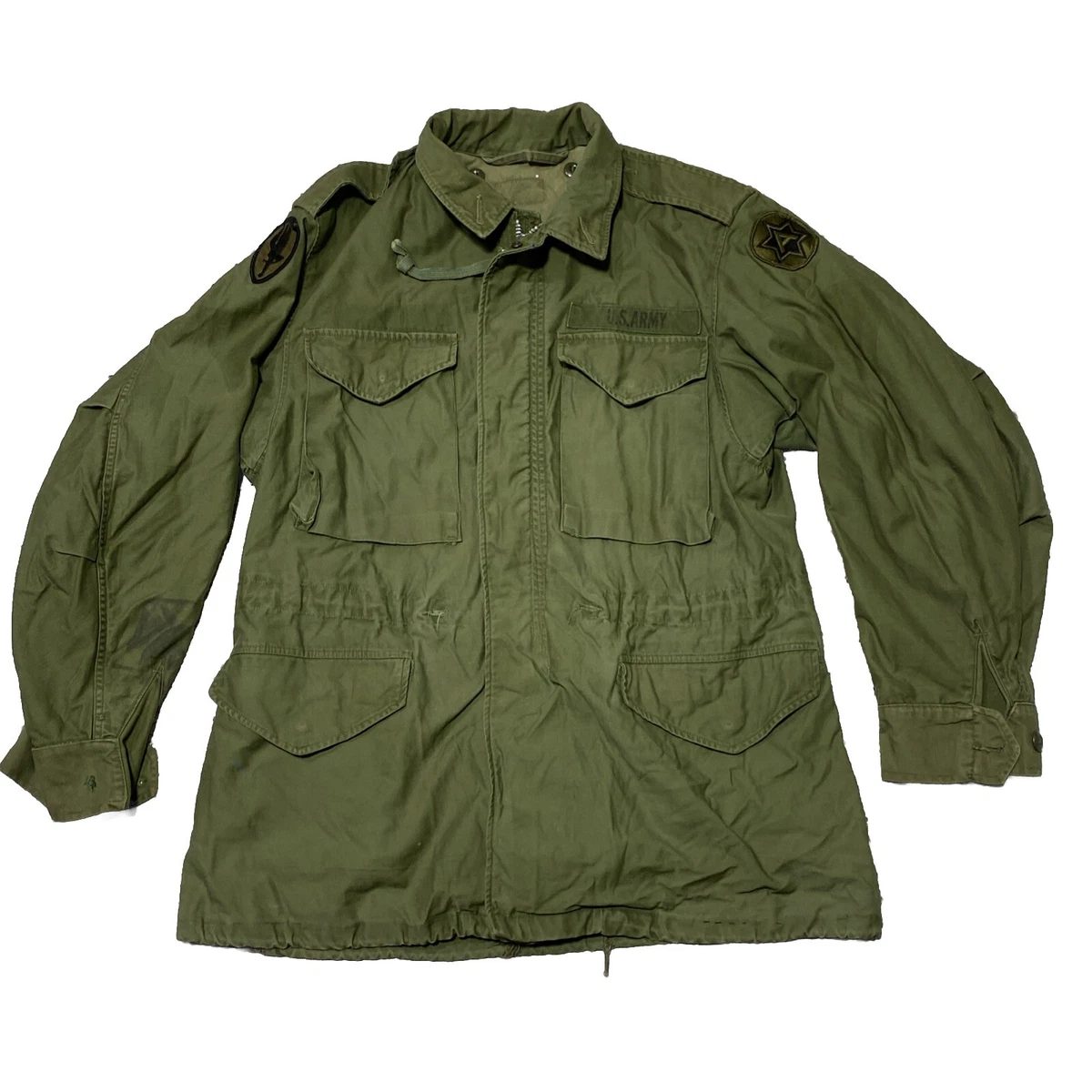 ジャケット・アウター 70s M-65 fullset!! US.ARMY◇推定70s/M-65/フィールドジャケット/SERVALジップ