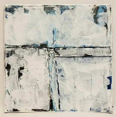 Nº457 Original Abstracto Moderno Minimal Texturizado Pintura/Lienzo Por K.A.Davis  Foto 1 de 4