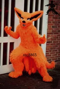 Long Fur Husky Dog Fox Mascot Costume Fursuit Halloween Suit Cosplay - Picture 1 of 3