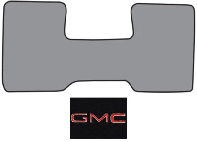 1973 GMC C25/C2500 Pickup Low Tunnel Loop Carpet Logo Floor Mat Front Row 1pc - Image 1 of 2