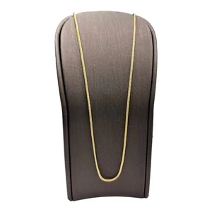 9ct 9K Yellow Gold Italian Fine Wheat Link Chain Necklace 3.02 Grams 44.5cm. New - Picture 1 of 7