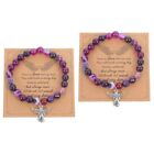 2 Sets Beaded Bracelet Comfort Gift Condolence Gifts Commemorate
