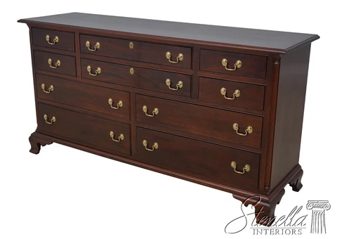 60111EC: STICKLEY Chippendale Mahogany Bedroom Dresser Cover