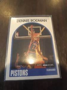 1989-90 NBA Hoops Dennis Rodman Card #211 ( Detroit Pistons ) - Picture 1 of 1