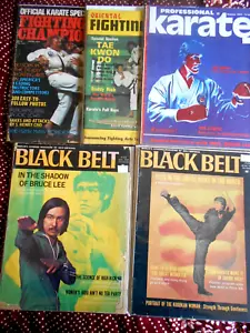 MARTIAL ARTS MAGAZINE SET (5) BRUCE LEE WENIGER ZUSTAND 1974 - Bild 1 von 11
