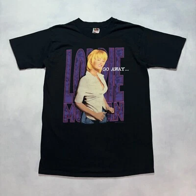 Vintage 90's Lorrie Morgan Graphic T-Shirt Go Away Country Music Size Large 1997 - image 1 of 4