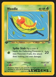Weedle - 70/75 - Común 1ª Edición - Neo Discovery - Carta Pokémon - DMG - Imagen 1 de 4