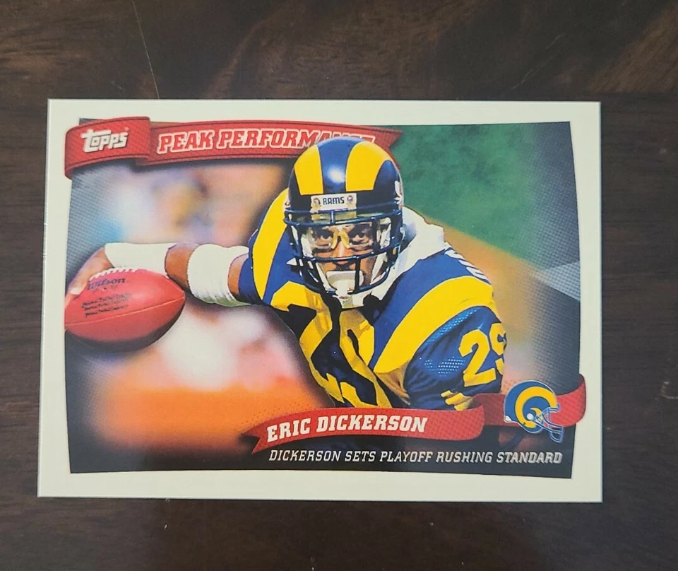 2010 Topps Eric Dickerson Peak Performance Insert #PP13 Los Angeles Rams - Image 1 of 1