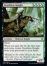 FOIL DEATHLESS KNIGHT x ~mtg NM Throne of Eldraine Unc